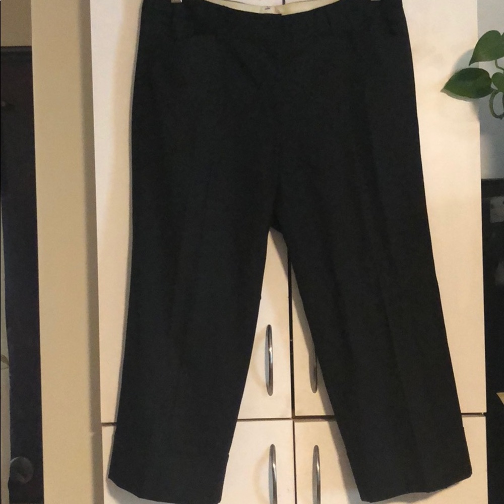 Cropped Black Dress pant
